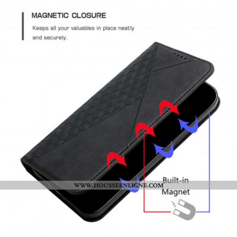 Flip Cover Oppo A54 5G / A74 5G Skin-Touch style Cubique