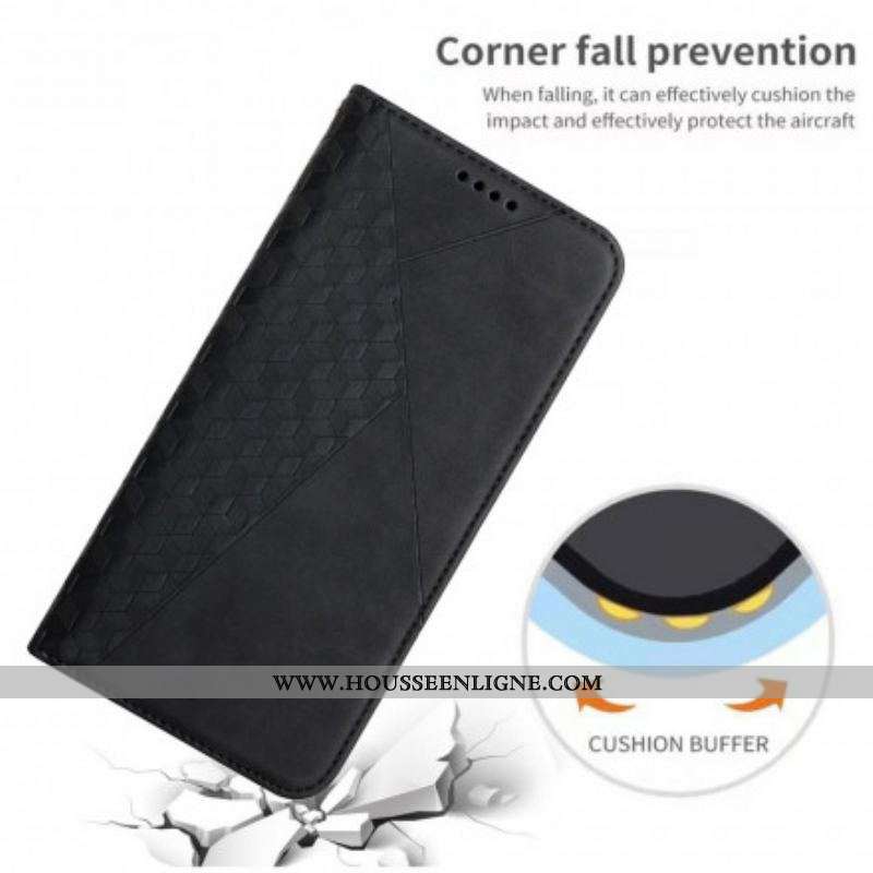 Flip Cover Oppo A54 5G / A74 5G Skin-Touch style Cubique