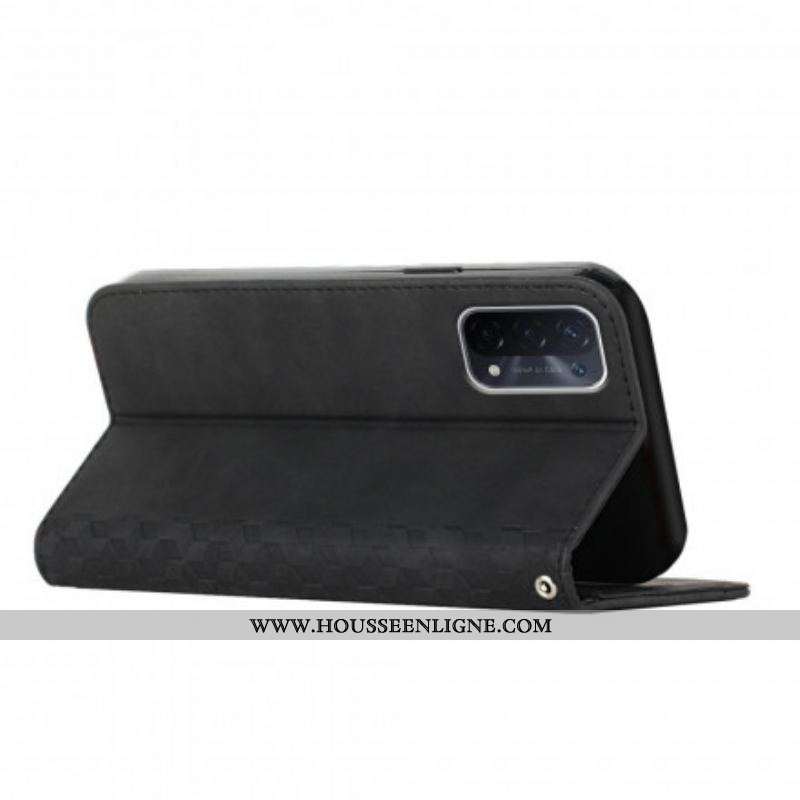 Flip Cover Oppo A54 5G / A74 5G Skin-Touch style Cubique