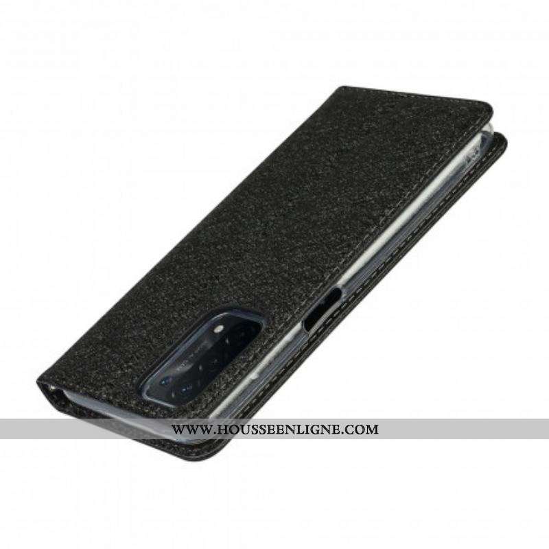 Flip Cover Oppo A54 5G / A74 5G Style Cuir Douceur avec Lanière
