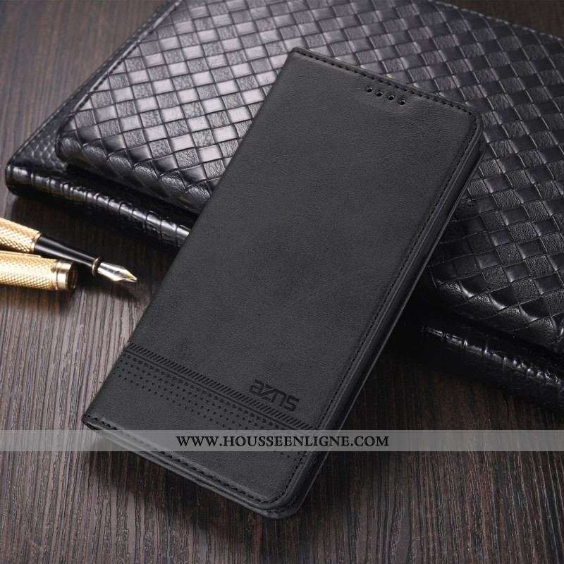 Flip Cover Oppo A74 4G AZNS Simili Cuir