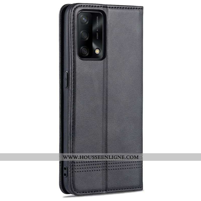 Flip Cover Oppo A74 4G AZNS Simili Cuir