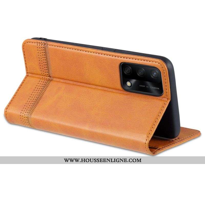 Flip Cover Oppo A74 4G AZNS Simili Cuir