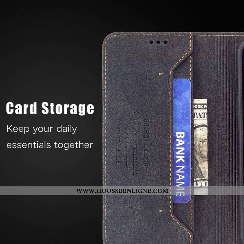 Flip Cover Oppo A94 5G Simili Cuir