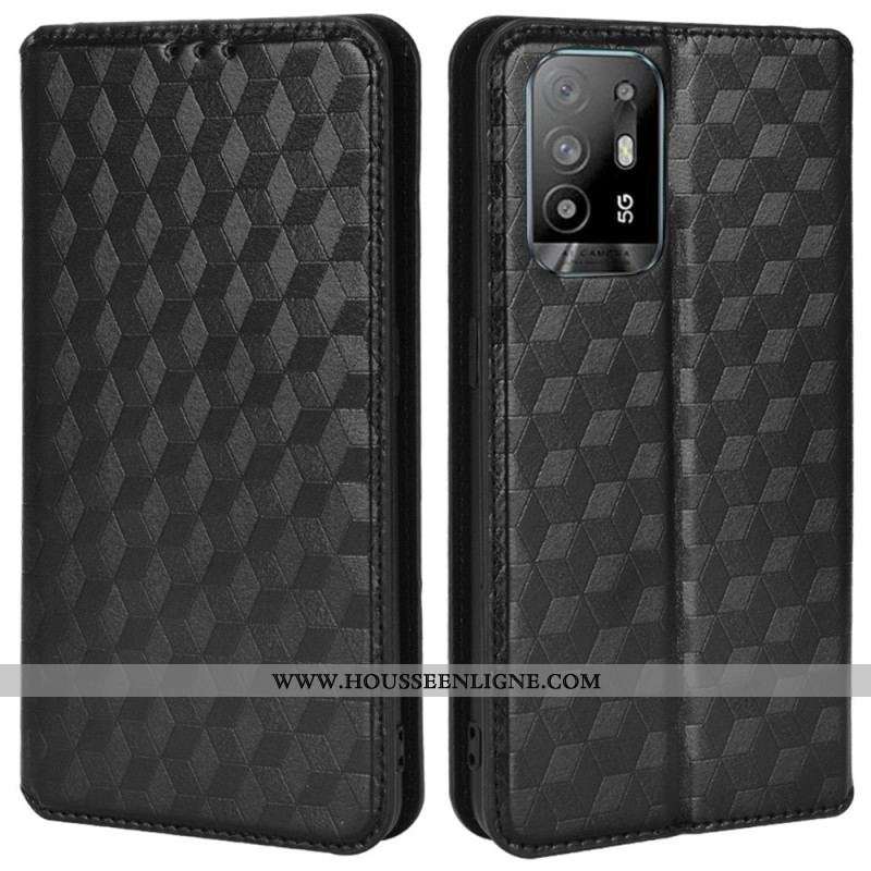 Flip Cover Oppo A94 5G en Simili Cuir