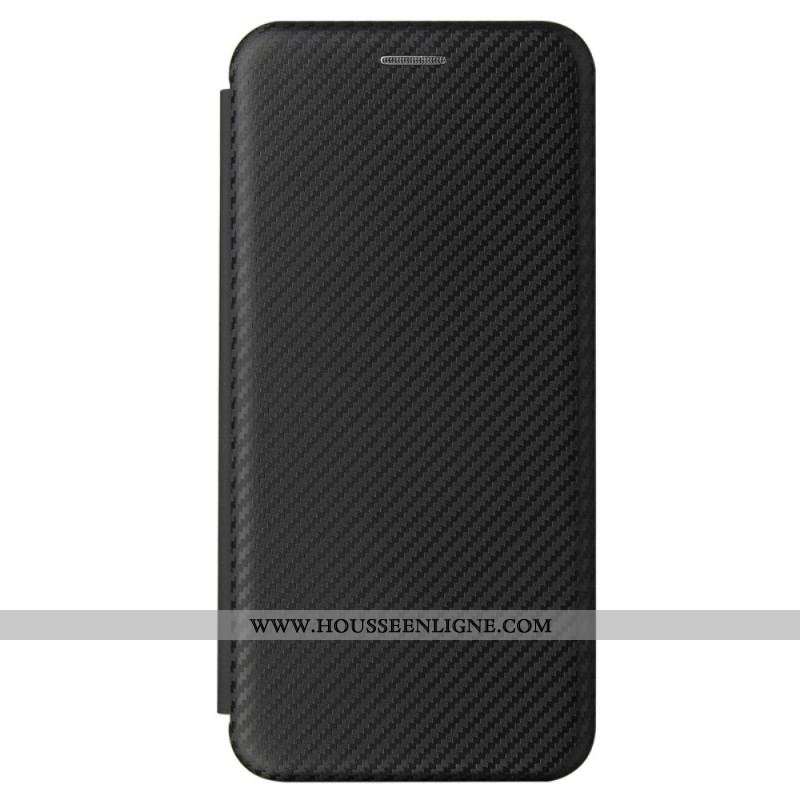 Flip Cover Oppo Find X3 Lite Silicone Carbone Coloré