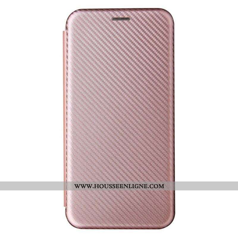 Flip Cover Oppo Find X3 / X3 Pro Silicone Carbone Coloré