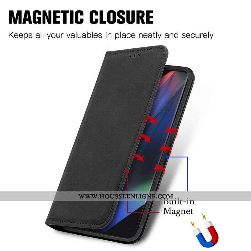 Flip Cover Oppo Find X3 / X3 Pro Simili Cuir Vintage