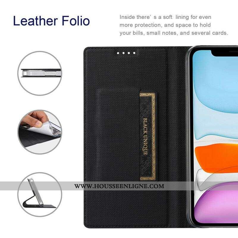 Flip Cover Oppo Find X3 / X3 Pro Texturée VILI DMX
