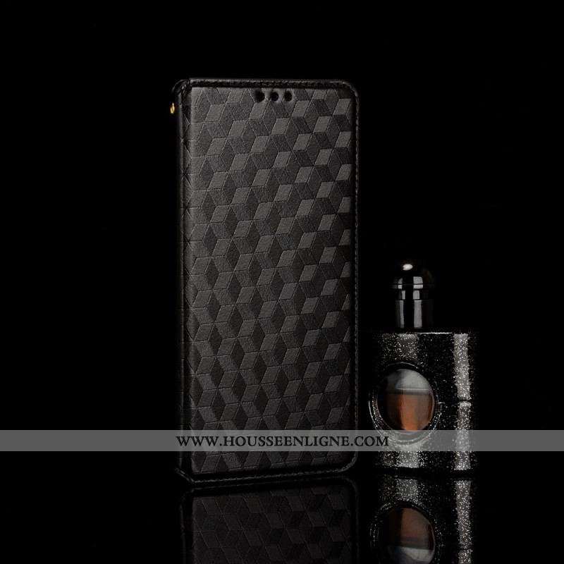Flip Cover Oppo Find X5 Lite Effet Cuir Diamant