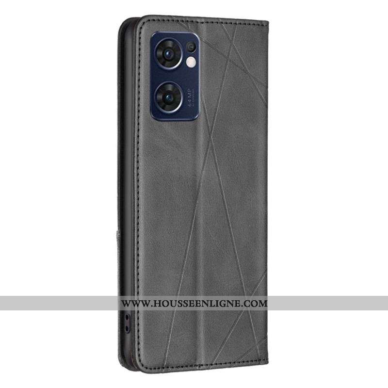 Flip Cover Oppo Find X5 Lite Losanges