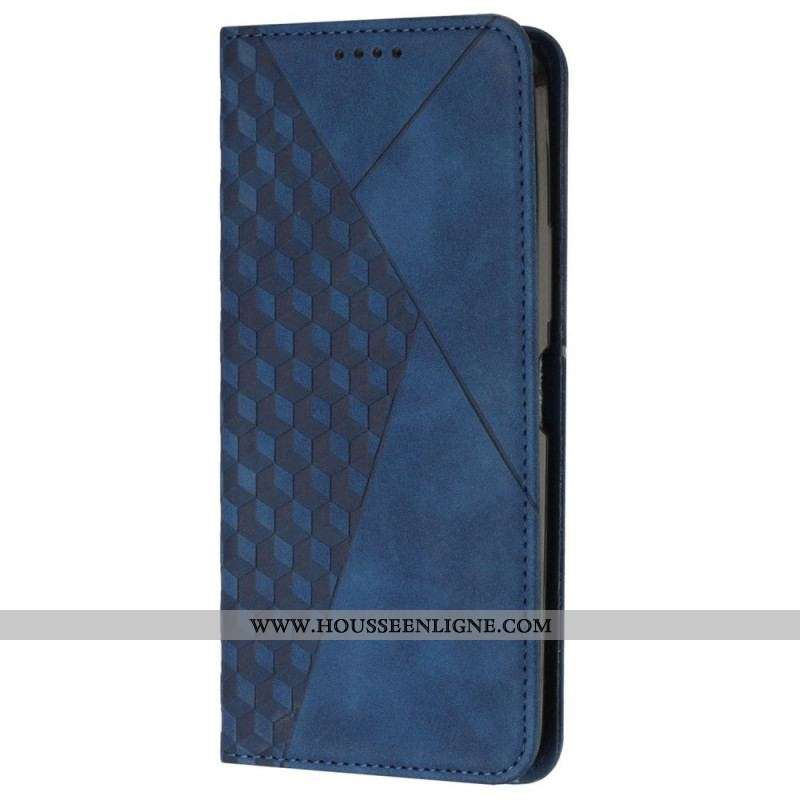 Flip Cover Oppo Find X5 Lite Simili Cuir Motif