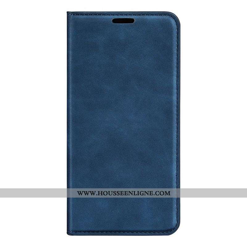 Flip Cover Oppo Find X5 Lite Simili Cuir Uni