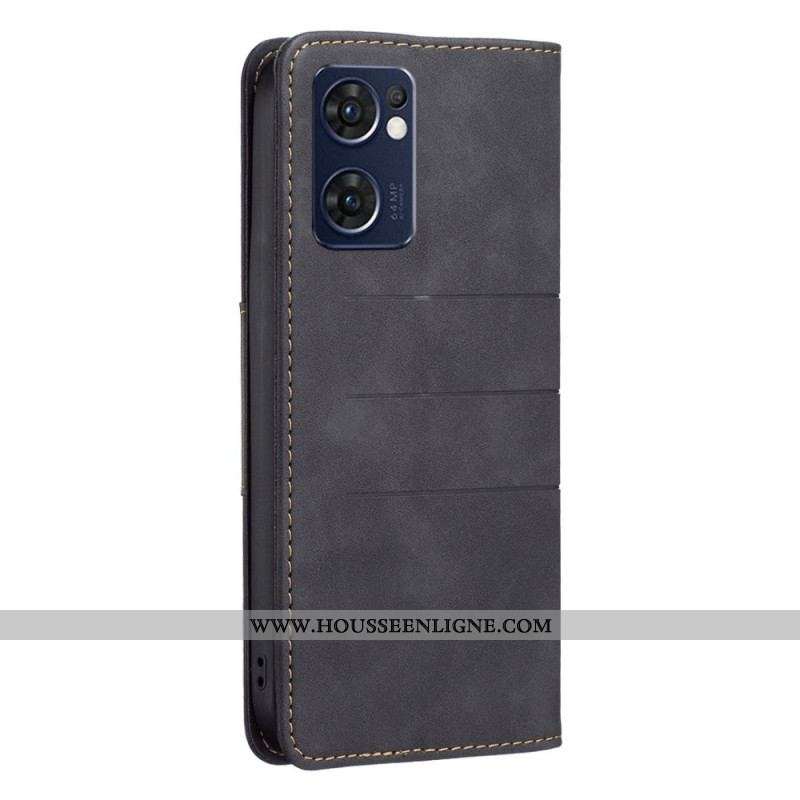 Flip Cover Oppo Find X5 Lite Style Cuir Binfen Color