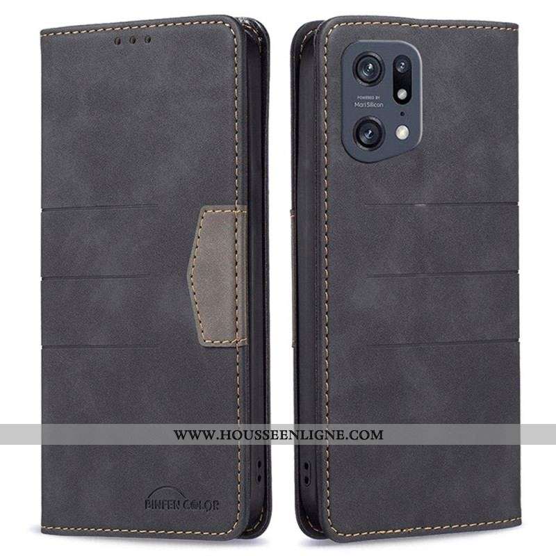 Flip Cover Oppo Find X5 Pro Binfen Color