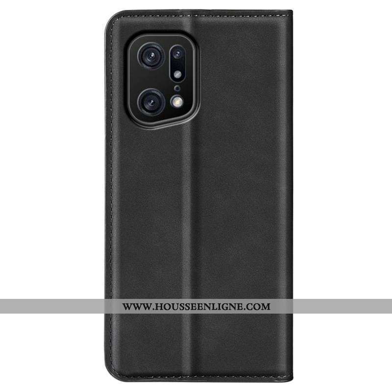 Flip Cover Oppo Find X5 Pro Skin-Touch