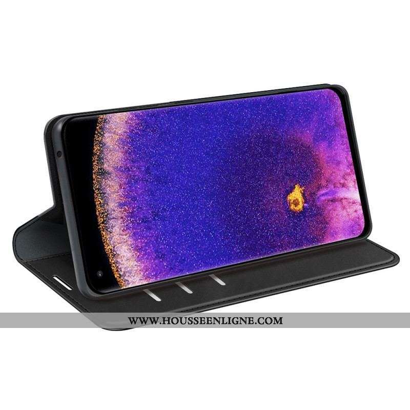 Flip Cover Oppo Find X5 Pro Skin-Touch