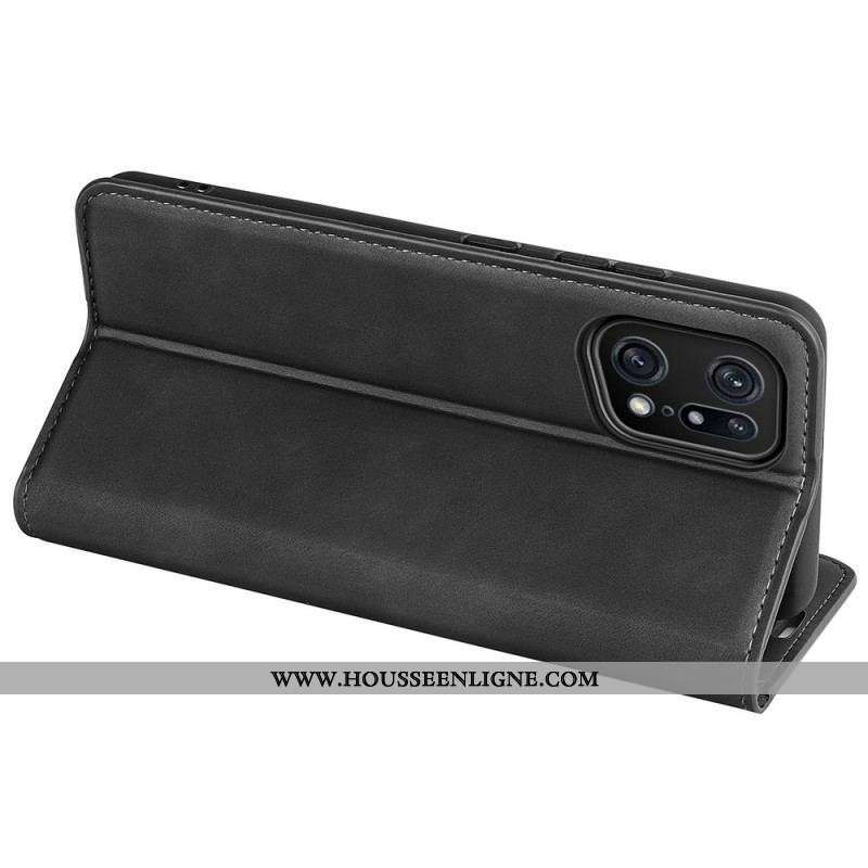 Flip Cover Oppo Find X5 Pro Skin-Touch