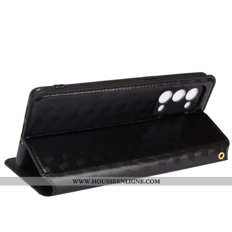 Flip Cover Oppo Reno 6 Pro 5G Cubes 3D