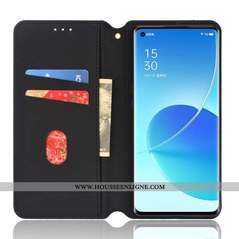 Flip Cover Oppo Reno 6 Pro 5G Cubes 3D
