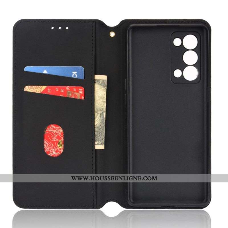 Flip Cover Oppo Reno 6 Pro 5G Cubes 3D
