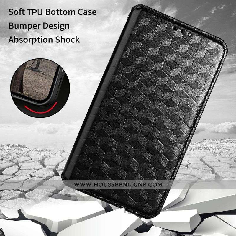 Flip Cover Oppo Reno 6 Pro 5G Cubes 3D
