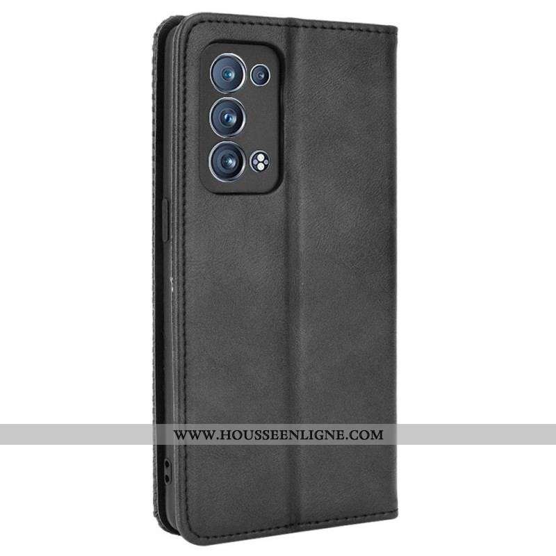 Flip Cover Oppo Reno 6 Pro 5G Stylisée
