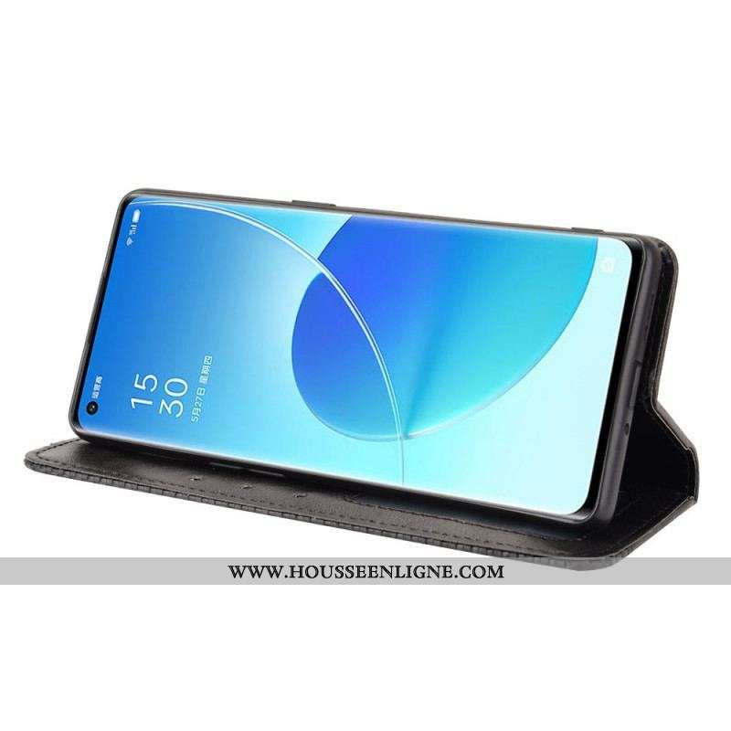 Flip Cover Oppo Reno 6 Pro 5G Stylisée