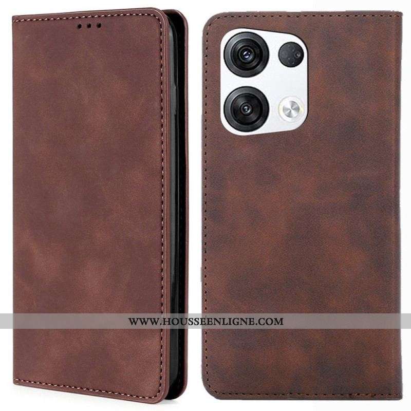 Flip Cover Oppo Reno 8 Pro Effet Cuir