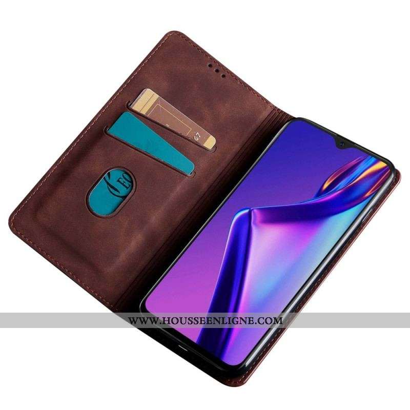 Flip Cover Oppo Reno 8 Pro Effet Cuir