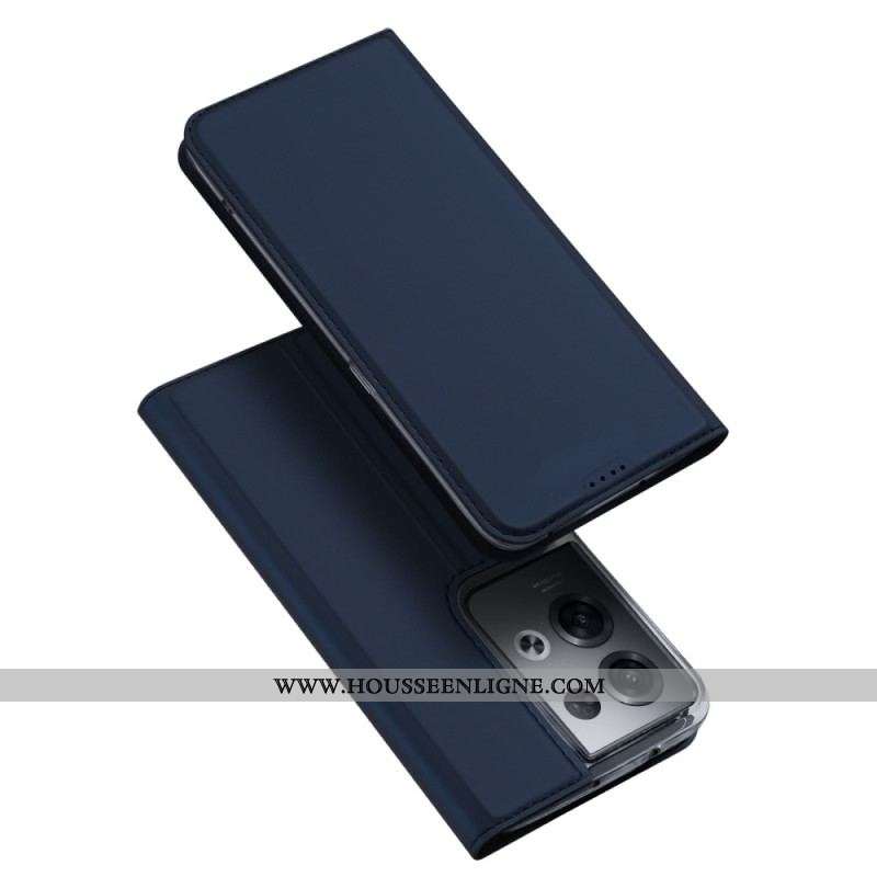 Flip Cover Oppo Reno 8 Pro Skin Pro DUX DUCIS