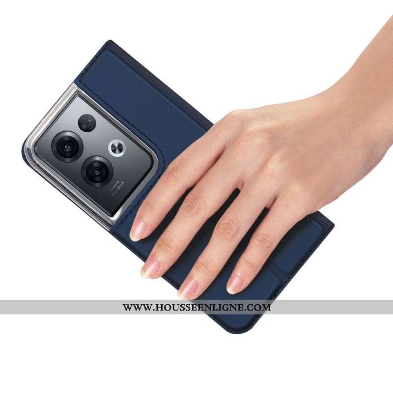 Flip Cover Oppo Reno 8 Pro Skin Pro DUX DUCIS