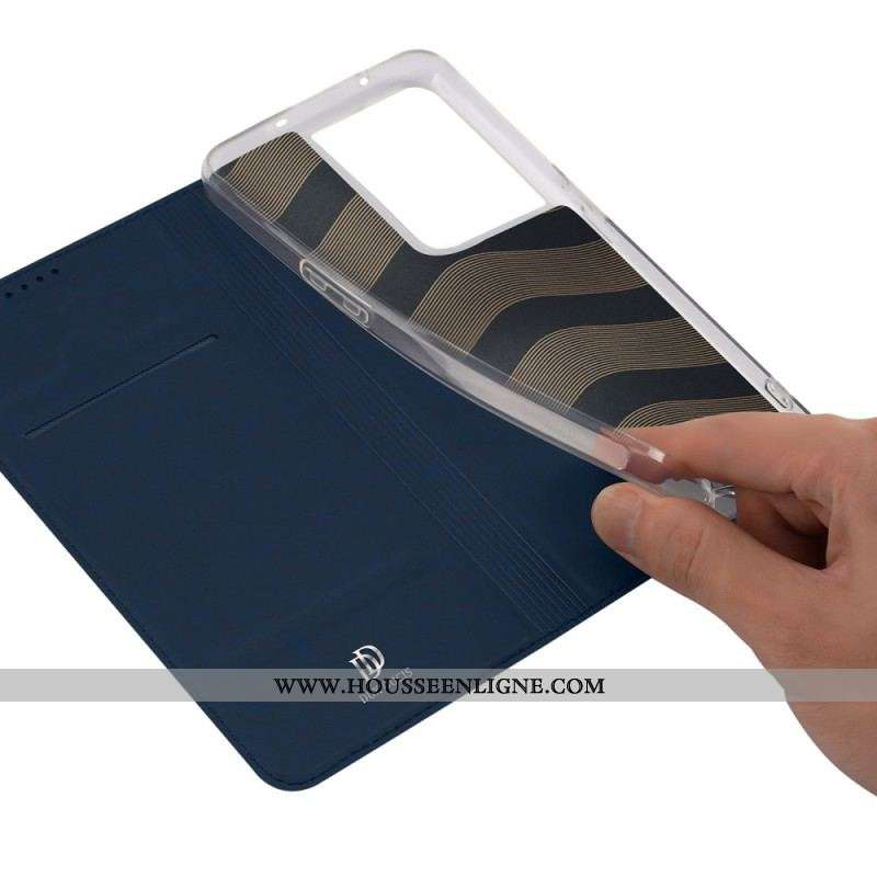 Flip Cover Oppo Reno 8 Pro Skin Pro DUX DUCIS