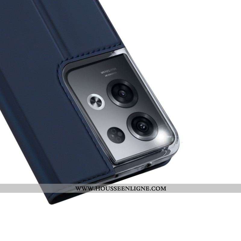 Flip Cover Oppo Reno 8 Pro Skin Pro DUX DUCIS