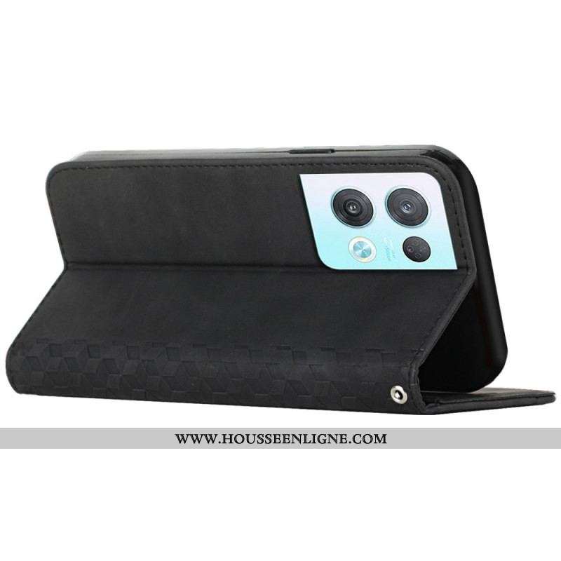 Flip Cover Oppo Reno 8 Pro Style Cubique