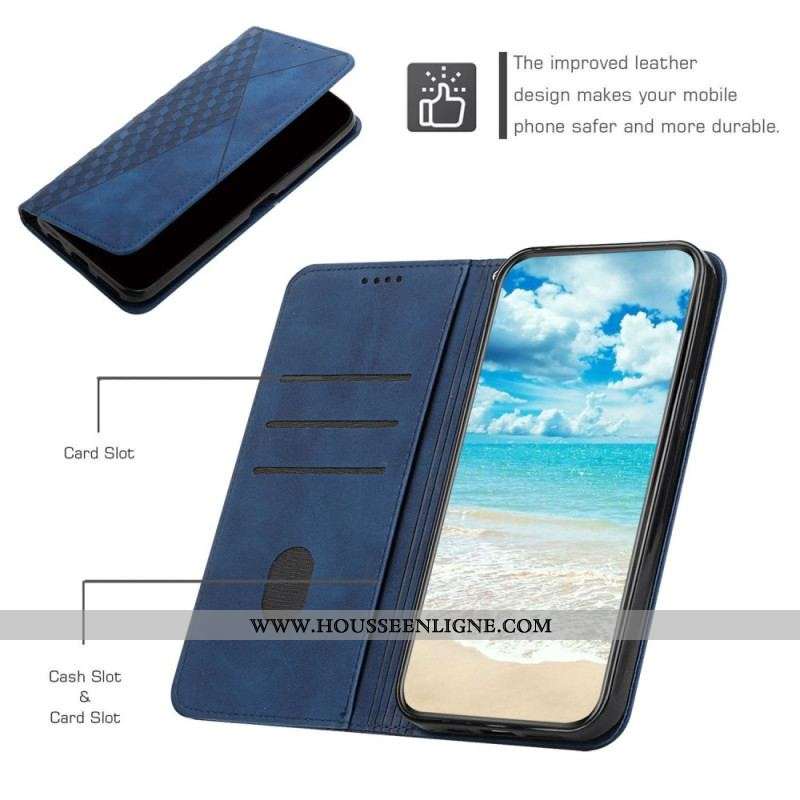 Flip Cover Oppo Reno 8 Style Cubique