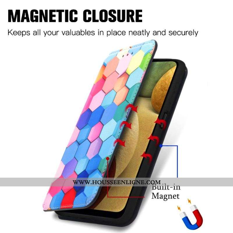 Flip Cover Samsung Galaxy A12 / M12 Design RFID Caseneo