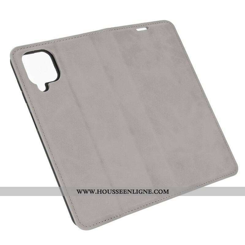 Flip Cover Samsung Galaxy A12 / M12 Effet Cuir Douceur