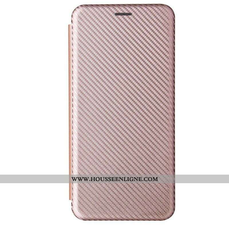 Flip Cover Samsung Galaxy A12 / M12 /Fibre Carbone