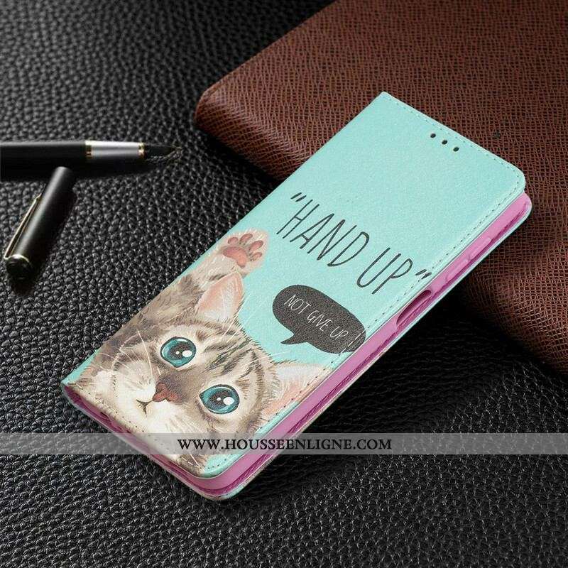 Flip Cover Samsung Galaxy A12 / M12 Hand Up