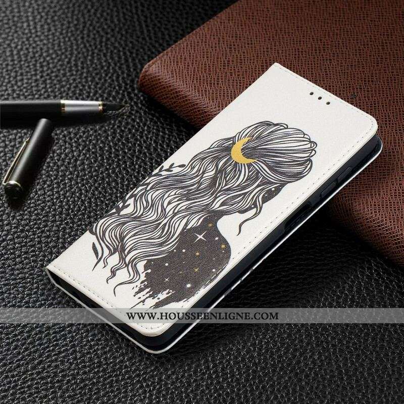 Flip Cover Samsung Galaxy A12 / M12 Jolie Chevelure
