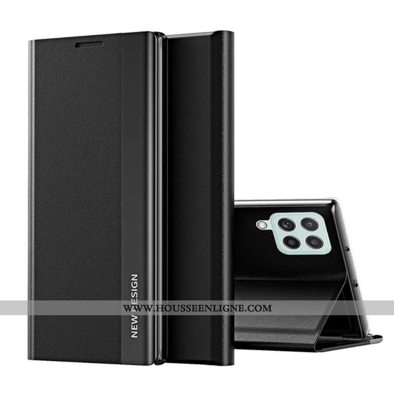 Flip Cover Samsung Galaxy A12 / M12 Simili Cuir
