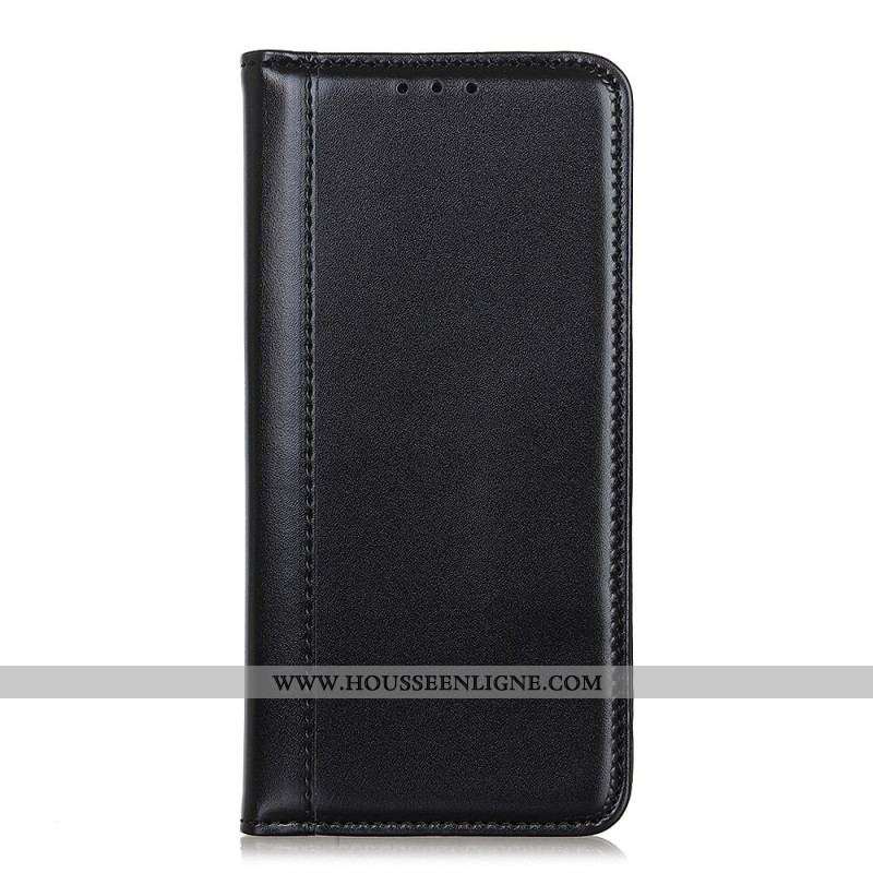 Flip Cover Samsung Galaxy A13 5G / A04s Cuir Fendu Brillant