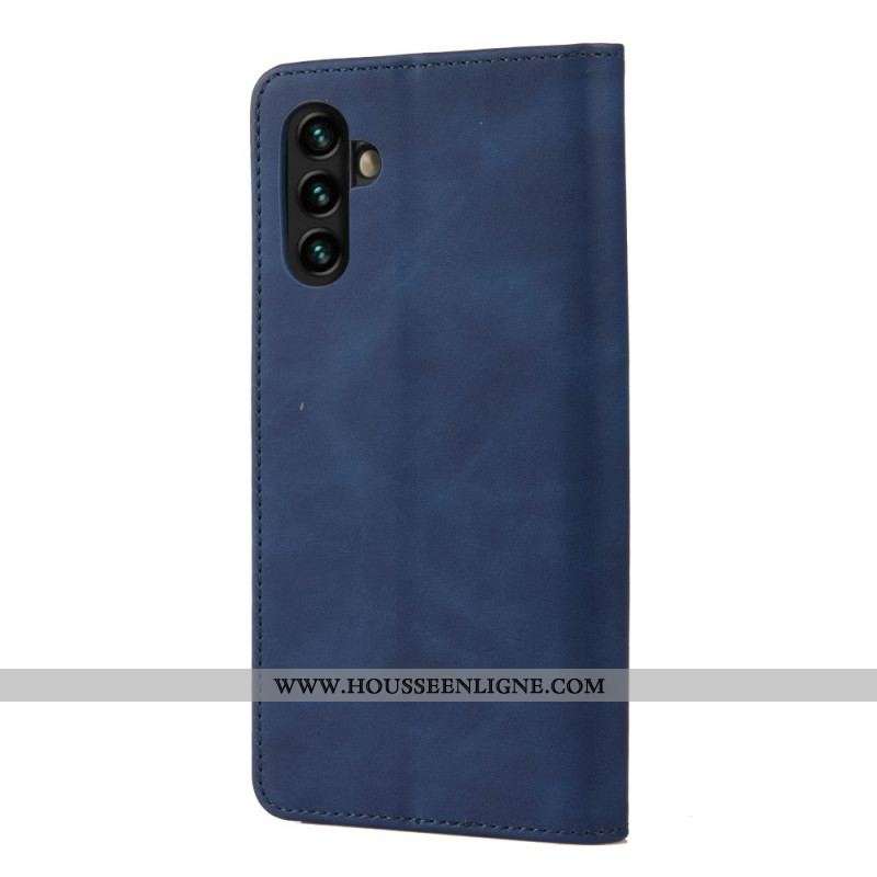 Flip Cover Samsung Galaxy A13 5G / A04s Effet Cuir Business Bicolore