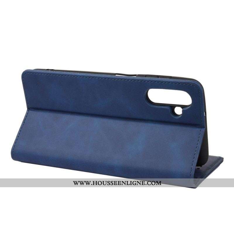 Flip Cover Samsung Galaxy A13 5G / A04s Effet Cuir Business Bicolore