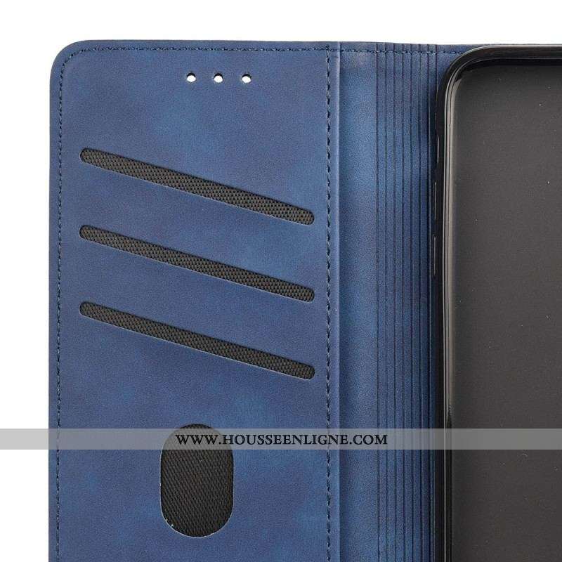 Flip Cover Samsung Galaxy A13 5G / A04s Effet Cuir Business Bicolore