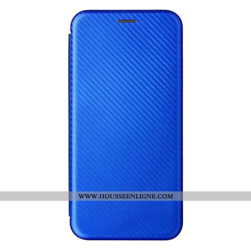 Flip Cover Samsung Galaxy A13 5G / A04s Fibre Carbone