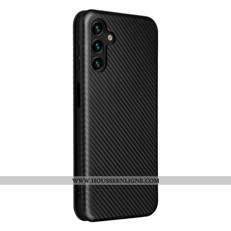 Flip Cover Samsung Galaxy A13 5G / A04s Fibre Carbone