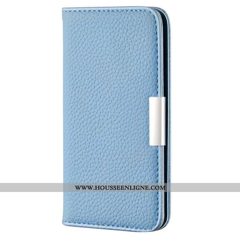 Flip Cover Samsung Galaxy A13 5G / A04s Simili Cuir Litchi Ultra Chic