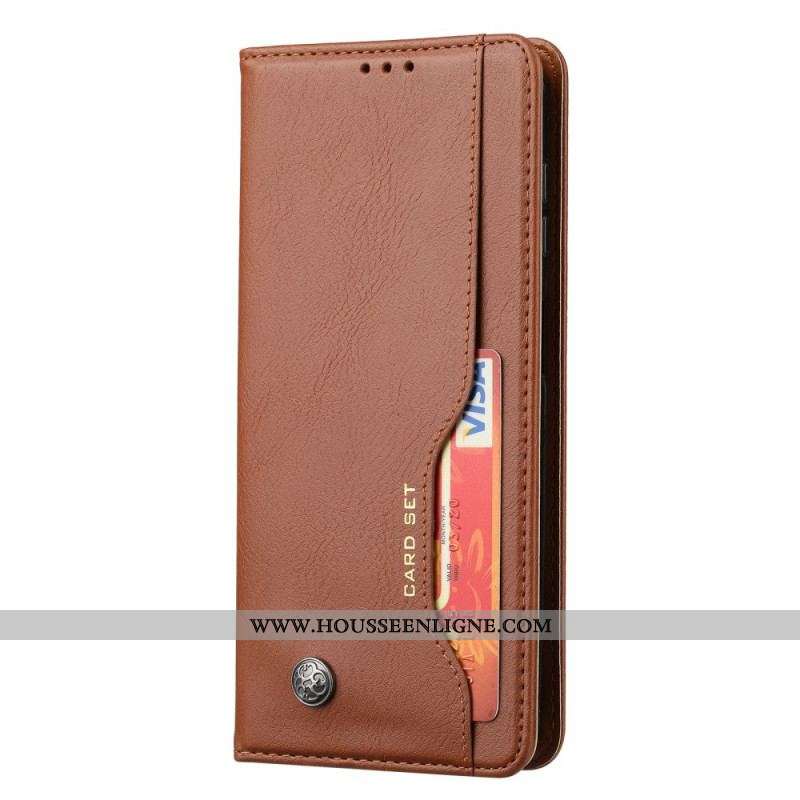 Flip Cover Samsung Galaxy A13 5G / A04s Simili Cuir Porte-Cartes